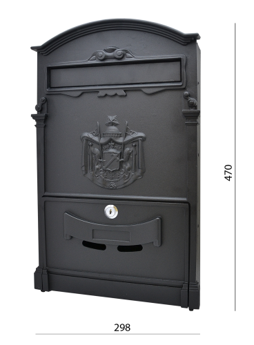 Poštovní schránka H 470 x L 298 mm